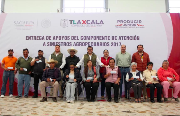 Recibe zona poniente de Tlaxcala recursos para atención a siniestros